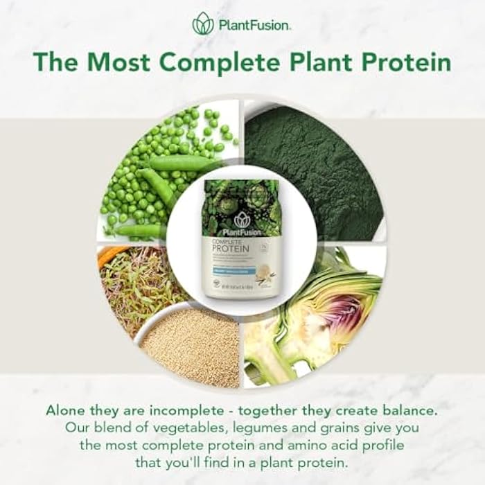 PlantFusion Complete Vegan Protein Powder Sample Packets - Plant Based Protein Powder Packets to-Go with BCAAs and Pea Protein - Keto, Gluten Free, Non-Dairy, No Sugar (Vanilla Pack of 4) - Image 4