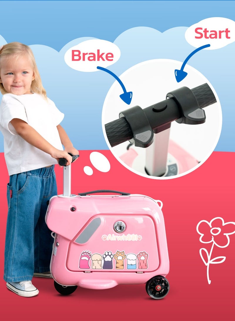 Airwheel Airwheel SQ3 Kids Electric Luggage - Blue | 15L Compact Travel Luggage, Motorized Electric Luggage Scooter for Convenient and Fast Travel with Removable Battery | Official Dealer in UAE  - Image 3