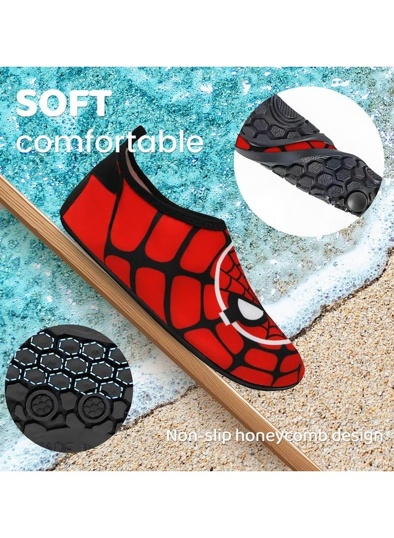 CMGTYYD Water Shoes for Kids, Quick-Dry Non-Slip Beach Shoes Swimming Aqua Socks for Diving Surfing Kayaking Beach Walking Water Park - Image 3