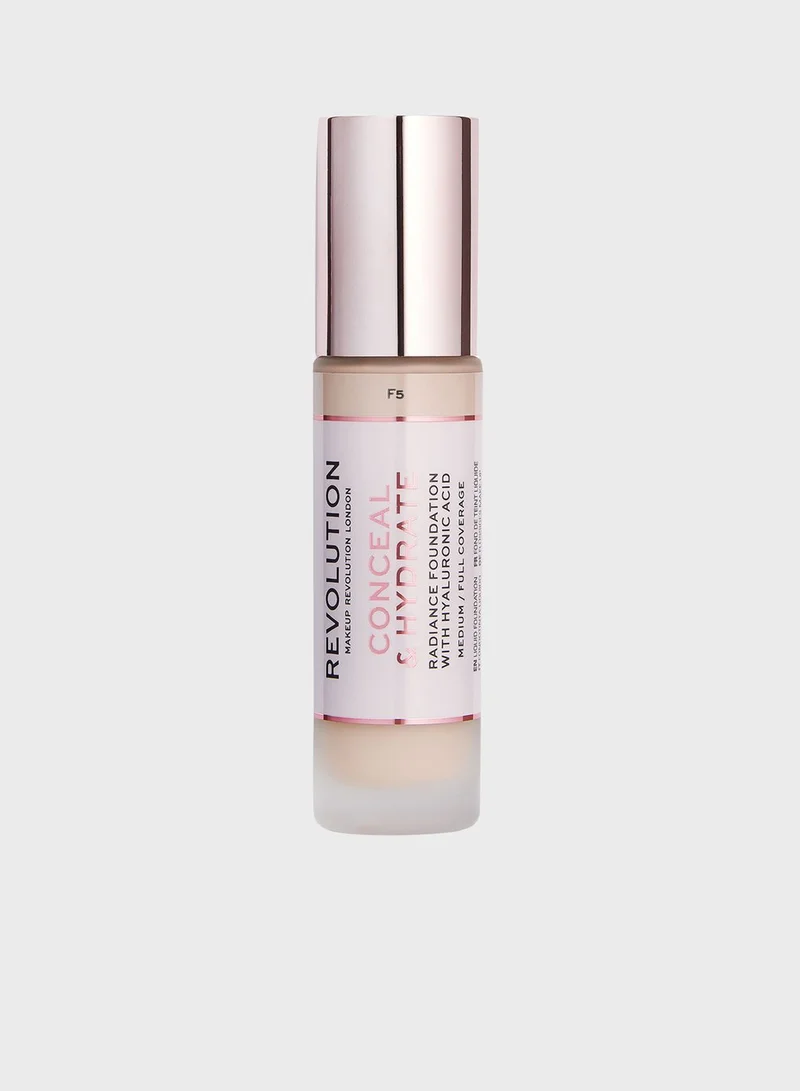 REVOLUTION Conceal & Hydrate Foundation F5