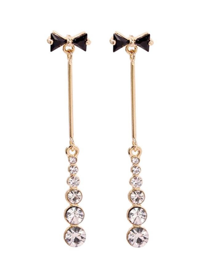 اليشمك أقراط متدلية بتصميم عقدة فيونكة - Image 1