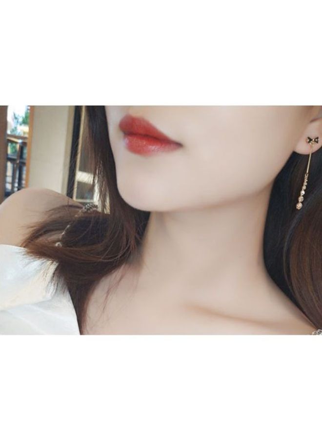 اليشمك أقراط متدلية بتصميم عقدة فيونكة - Image 2