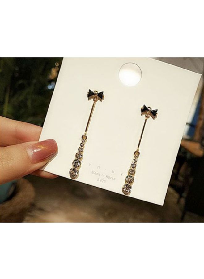 اليشمك أقراط متدلية بتصميم عقدة فيونكة - Image 4