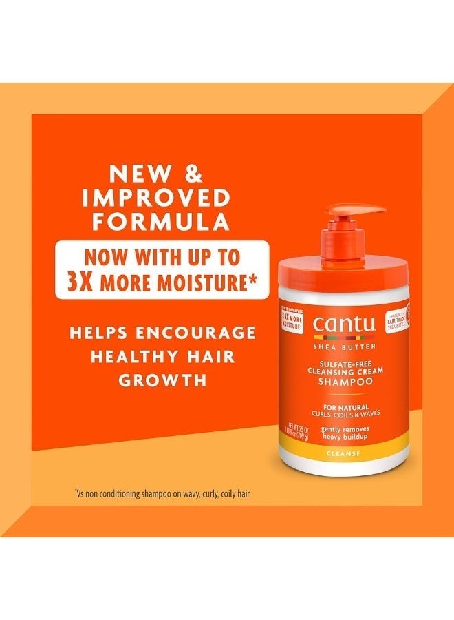 CANTO Cantu Shea Butter Cream Shampoo for Natural Hair Cleansing - 500g - Image 4