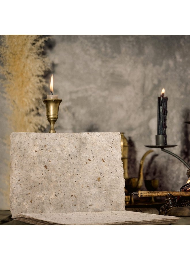 Geyee 50 Pcs Rice Paper, 8.5 x 11 Inches Mulberry Paper Handmade Decoupage Paper Sheets Craft Vintage Washi Paper DIY Painting for Kids Adults Calligraphy Drawing Writing Scrapbooking Art Supplies - Image 2