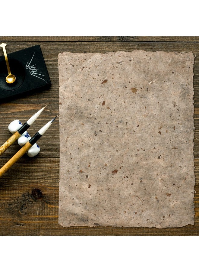 Geyee 50 Pcs Rice Paper, 8.5 x 11 Inches Mulberry Paper Handmade Decoupage Paper Sheets Craft Vintage Washi Paper DIY Painting for Kids Adults Calligraphy Drawing Writing Scrapbooking Art Supplies - Image 5