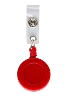 PARTNER 10-Piece Badge Reel for ID Cards Red  - Image 2