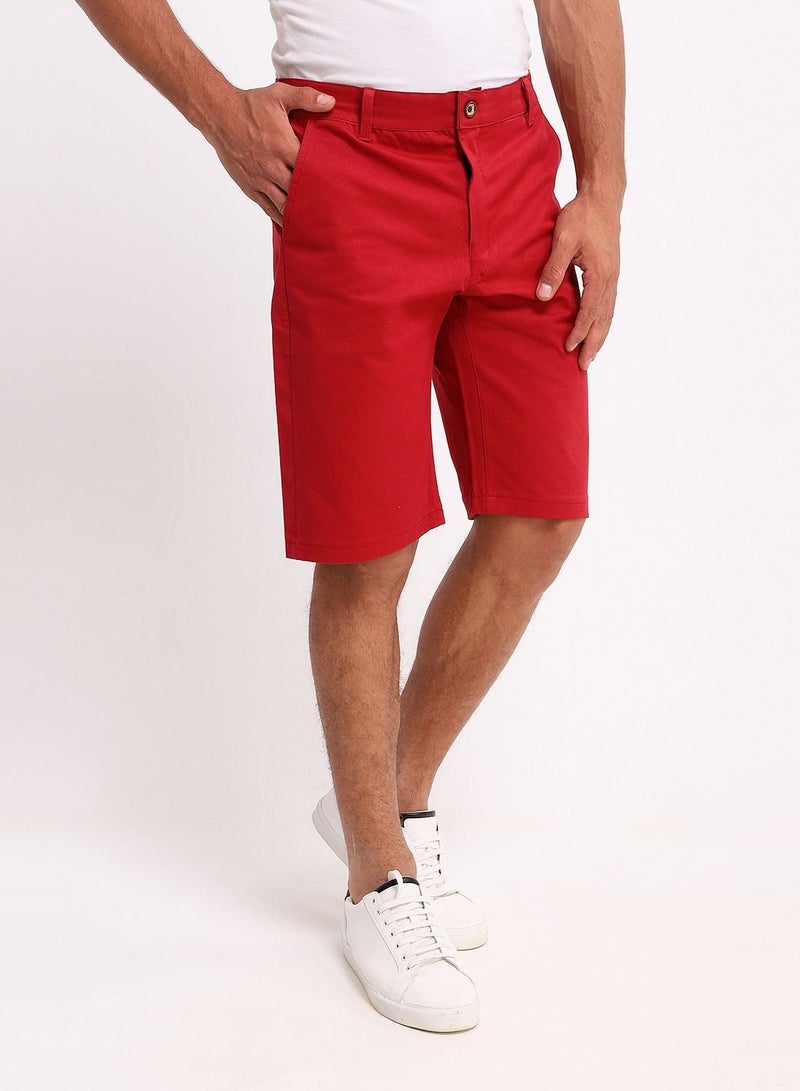 Caesar Caesar  men GABARDINE SHORT,BURGANDY,M  - Image 2