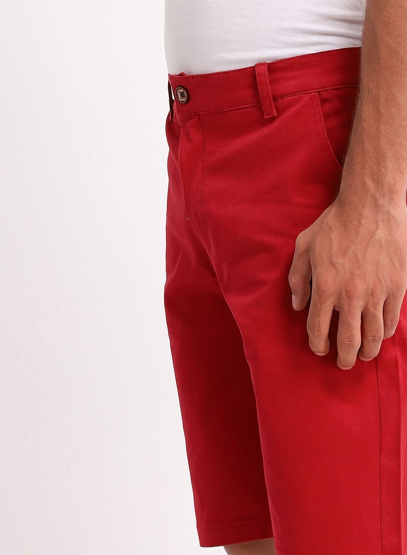 Caesar Caesar  men GABARDINE SHORT,BURGANDY,M  - Image 4