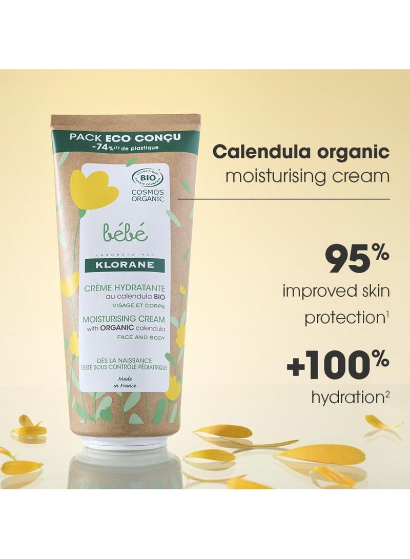 Klorane Baby Moisturising Cream Bio with Organic Calendula 200ml - Image 2