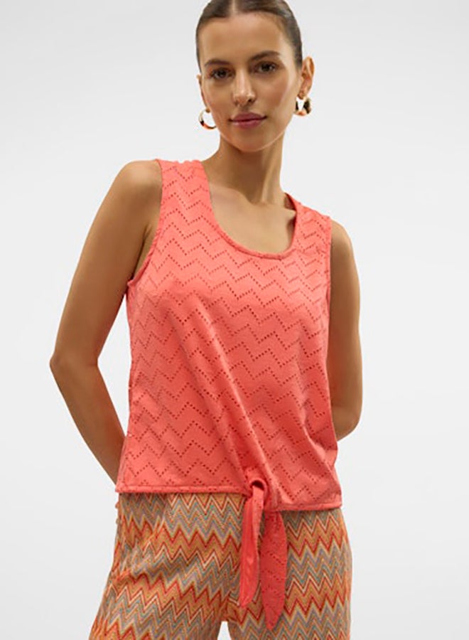 VERO MODA Vmthas Sl Tie Top Jrs Ga Vo - Image 5