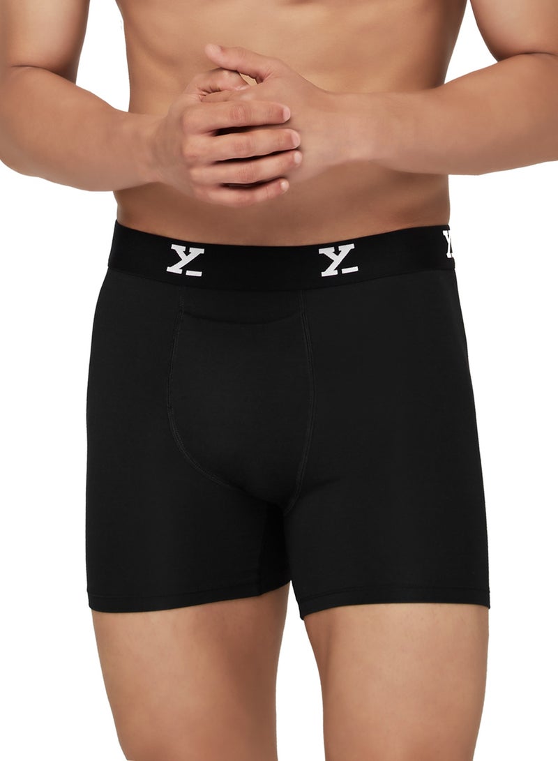 XYXX Pack of 3 mens IntelliSoft Modal Boxer Briefs  - Image 2