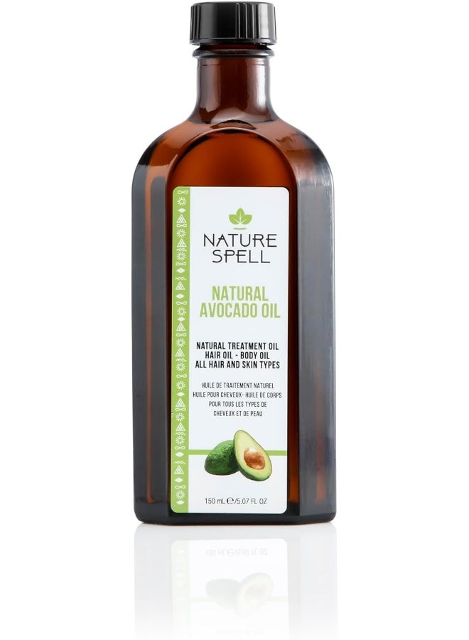 Nature Spell Avocado Oil For Hair & Skin 150Ml – Treatment Hair Oil For Hair Growth And Repair - Skincare Oil To Improve Your Natural Glow – Made In The Uk - Image 4