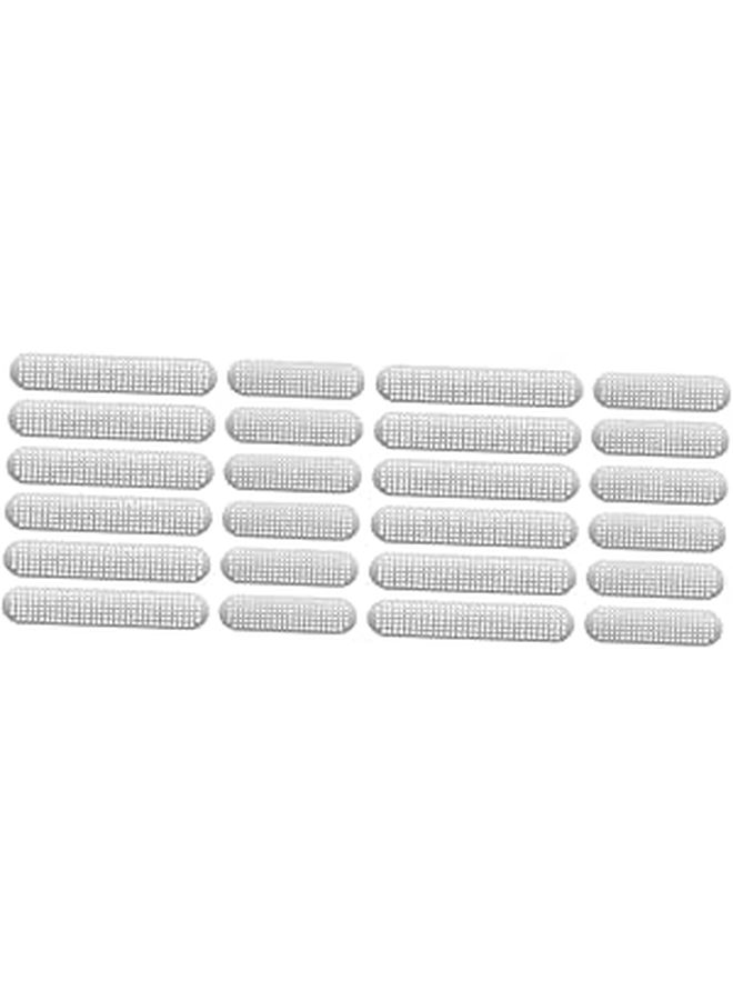 24pcs Speaker Mesh Stickers Net Adhesive Cover Kit With Storage Box Easy Install - Image 1