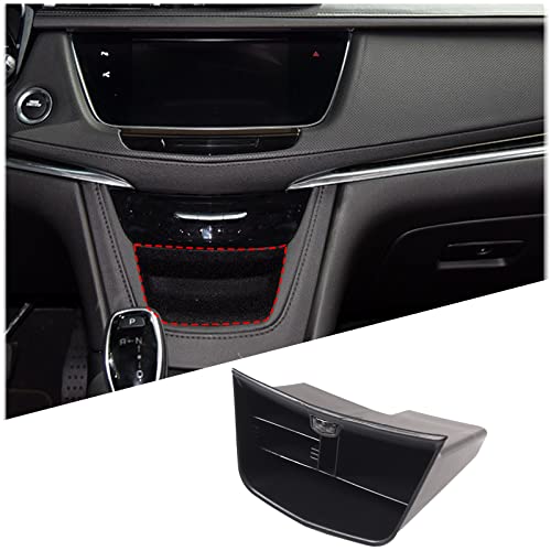 Hudiriy Central Control Storage Box Compatible with Cadillac XT6 XT5 2016-2023 Central Control Gear Shift Console Tray Organizer,Shifter Storage Box Interior Accessories(Style A - Image 1