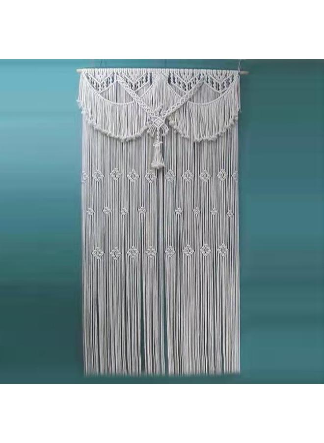 Bluejw Factory Handmade Cotton Rope Woven Tapestry Door Curtain Fabric Home Decoration Curtain Variety Of Nordic Bohemian Style  - Image 1