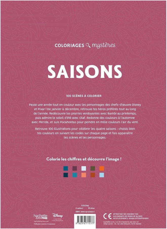 Coloriages mystères Disney - Saisons  - Image 2