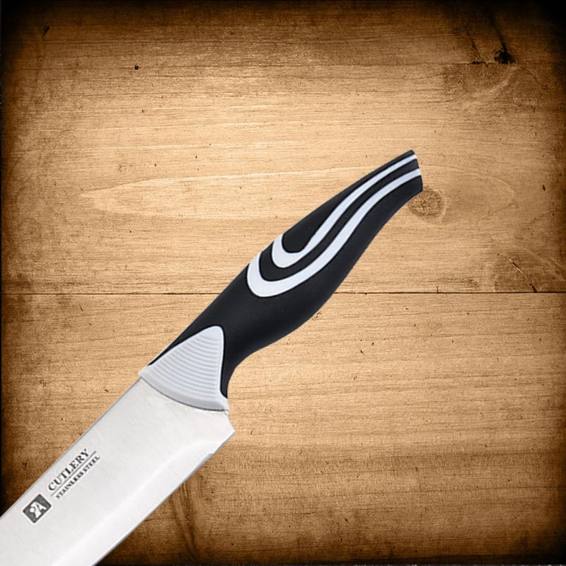 Captoola كابتولا سكين تقطيع صيني 8 إنش مصنوعة من الفولاذ الكربوني الألماني 5 إنش مجموعة سكاكين يابانية من 2 - Image 5