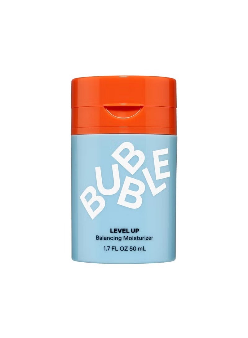 Bubble Skincare Level Up Balancing Face Moisturizer - Hydrating Gel Moisturizer Formulated with Zinc PCA + Niacinamide for Improved Texture & Radiance - Skin Care for Oily or Combination Skin (50ml) - Image 1