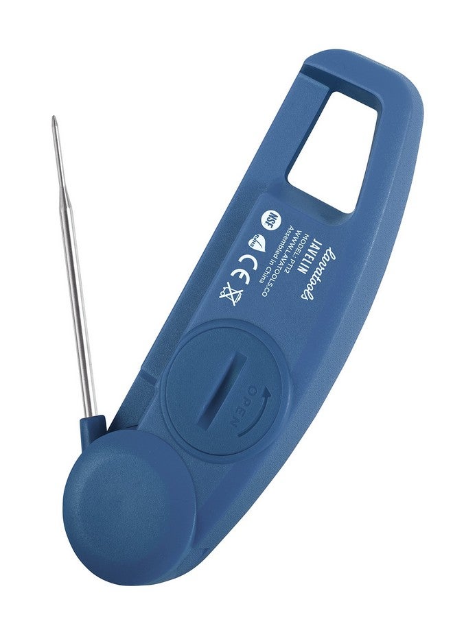 Lavatools Javelin® Ultra-Fast 2-Second Digital Instant Read Meat Thermometer for Grill and Cooking, 2.75" Probe, Compact Foldable Design, Large Display, IP65 Water Resistant, NSF Certified - Maize