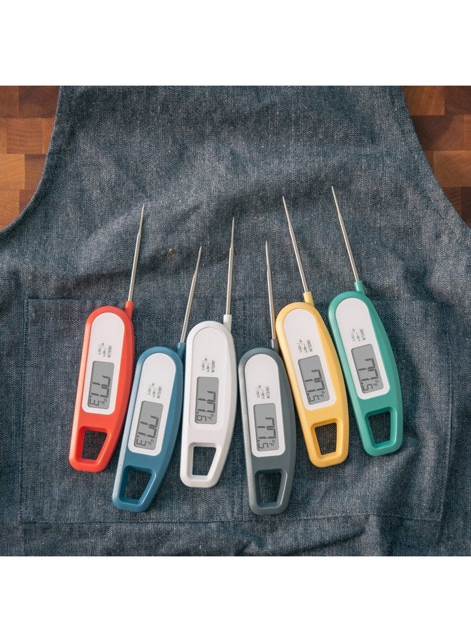 Lavatools Javelin® Ultra-Fast 2-Second Digital Instant Read Meat Thermometer for Grill and Cooking, 2.75" Probe, Compact Foldable Design, Large Display, IP65 Water Resistant, NSF Certified - Maize