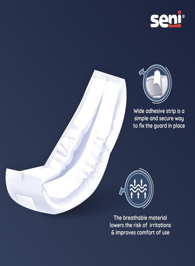 Seni Man Premium Bladder Control Guards Fit Pads - 10 Pieces | Comfort & Soft | High absorbency | Odor control | Skin Friendly - Image 4