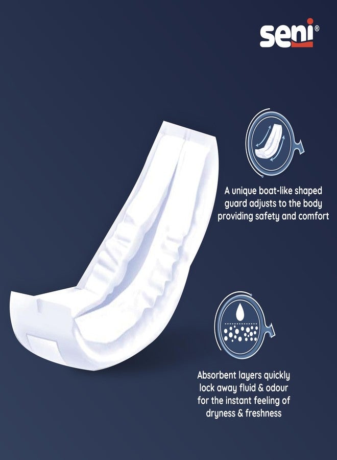 Seni Man Premium Bladder Control Guards Fit Pads - 10 Pieces | Comfort & Soft | High absorbency | Odor control | Skin Friendly - Image 3