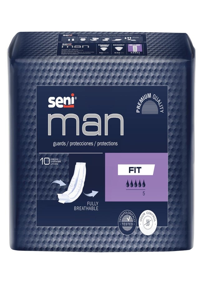 Seni Man Premium Bladder Control Guards Fit Pads - 10 Pieces | Comfort & Soft | High absorbency | Odor control | Skin Friendly - Image 1