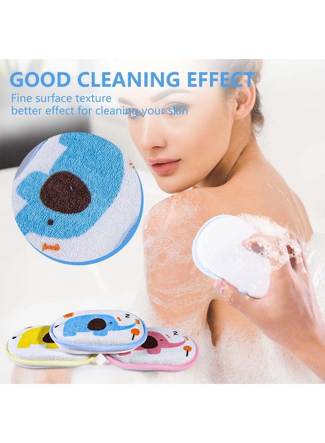 OBTANIM Baby Bath Sponge Soft Foam Scrubber Natural Sponge For Bathing, Shower Scrubber Body Sponge For Kids/Babies/Men/Women, Set Of 3 - Image 4
