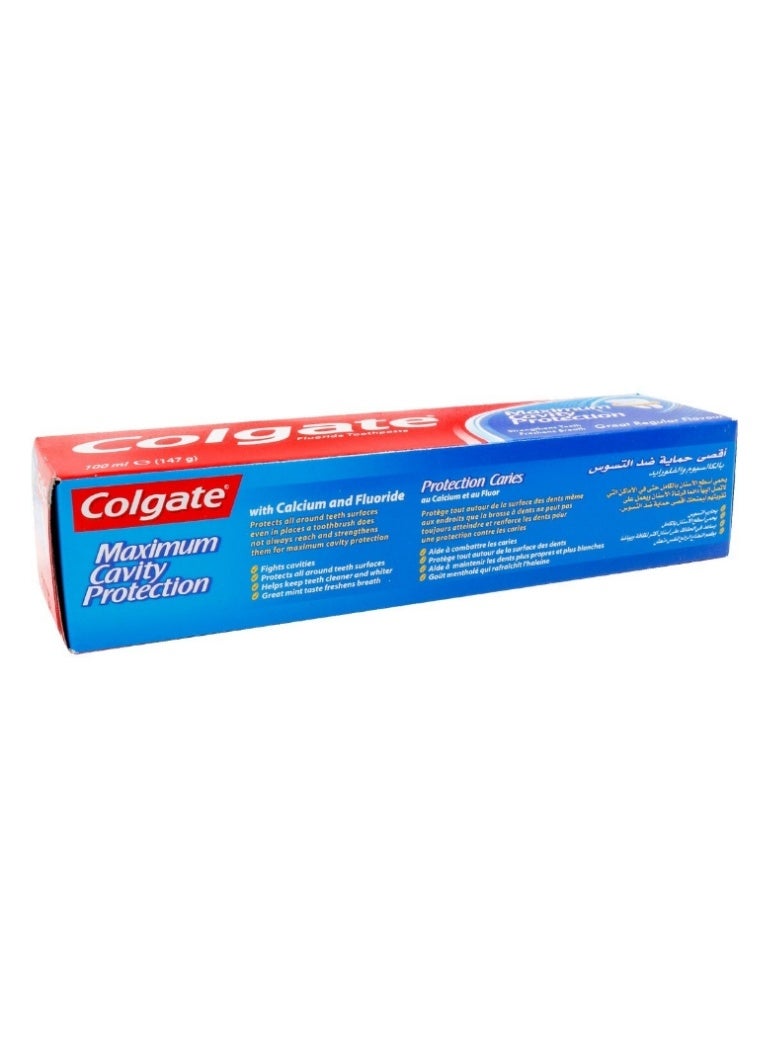 Colgate Maximum Cavity Protection Toothpaste Classic Mint Flavor 100ml - Image 2