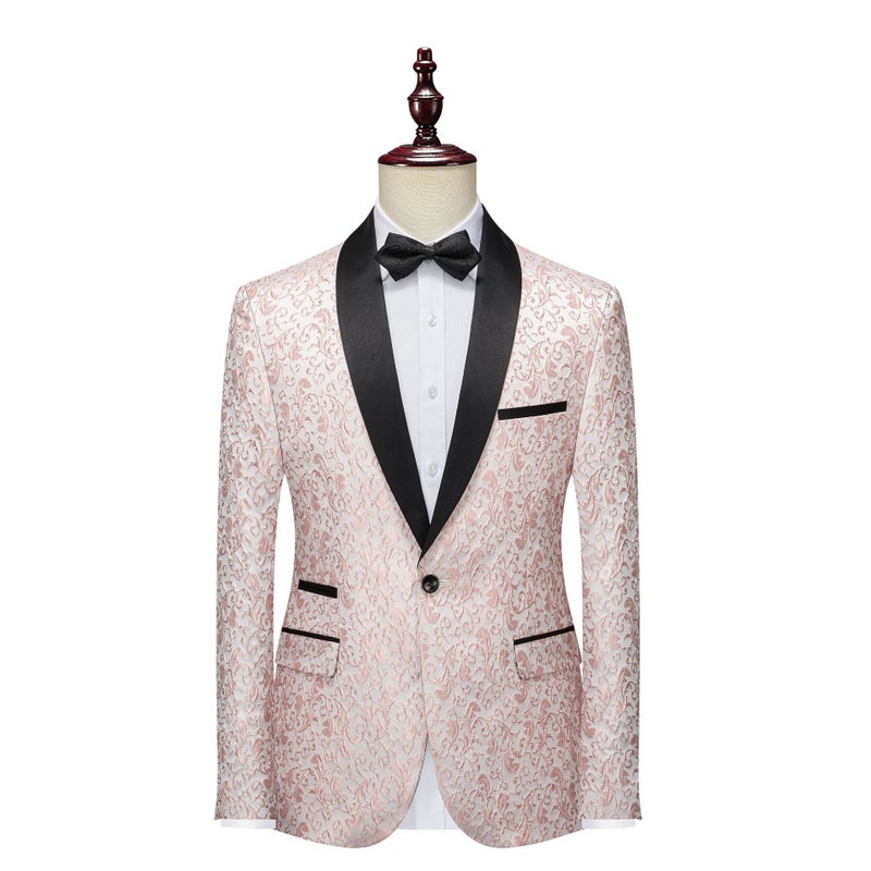 Fashion Floral Cloth Fancy Suit 4 Color Optional Single Western Bulk Suit Number 969 Single Western P160 - Image 1
