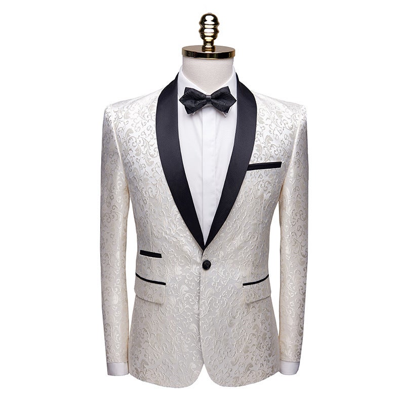 Fashion Floral Cloth Fancy Suit 4 Color Optional Single Western Bulk Suit Number 969 Single Western P160 - Image 3