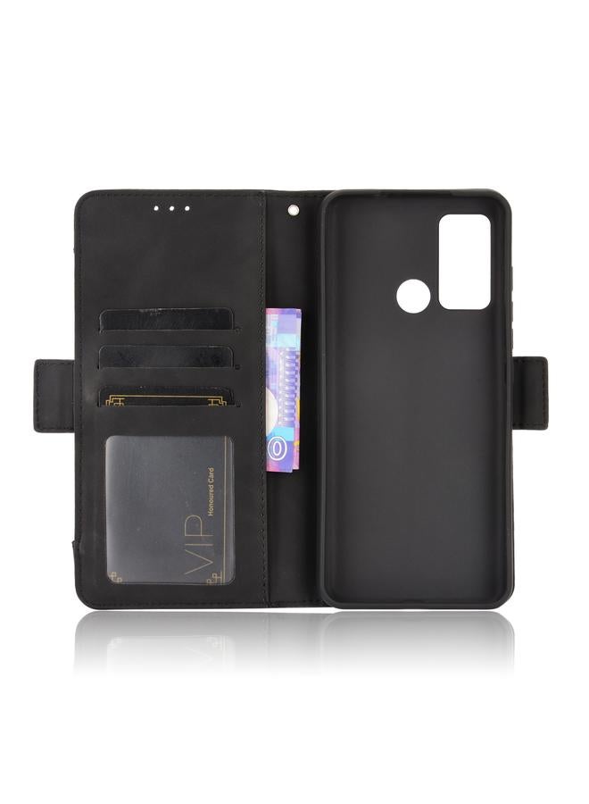 اس-توب جراب لهاتف Motorola Moto G40 Fusion / Moto G60 جراب جلدي أفقي قابل للطي بنمط جلد العجل مع حامل وفتحات للبطاقات وإطار للصور - Image 4