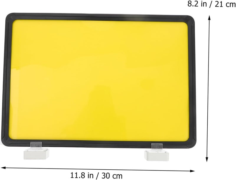1 قطعة لوحة تصنيف مستودع لافتة رف مؤشر للأسطح المغناطيسية دليل عملي للتنظيم وإطار لافتات مع ملصقات - Image 2