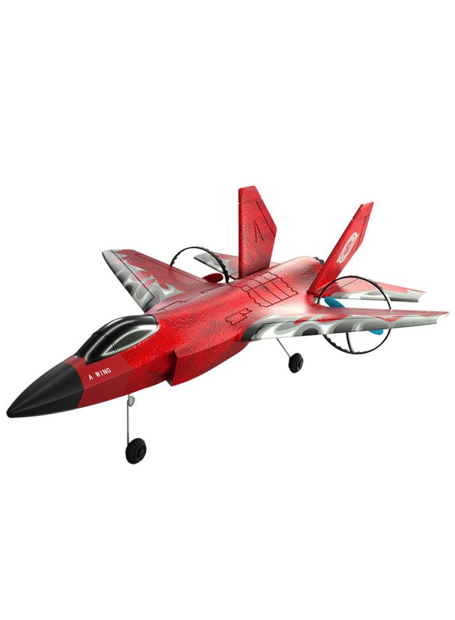 F35 Remote Control Fighter Model Children's Toy Remote Control Aircraft Drop-resistant King Fixed Wing Sliding Machine Wholesale-Color:red Fuselage-Specifications:Domestic Hot-selling Version  - Image 5