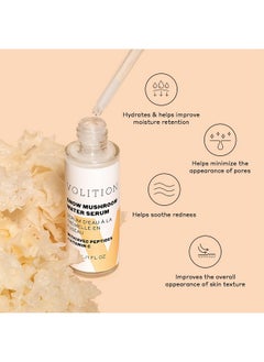 VOLITION Volition Beauty Snow Mushroom Water Facial Serum - Hydrating Face Serum Improves Moisture Retention While Minimizing Look of Pores & Fine Lines (30ml / 1 fl oz)  - Image 2