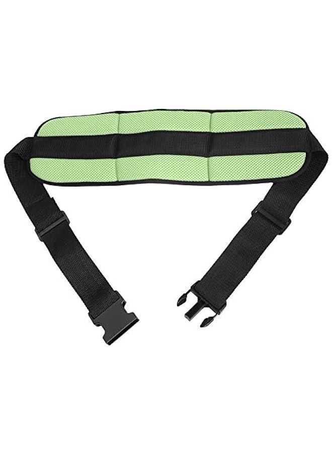 Generic Wheelchair Seats Belt, 5 Colors, Adjustable Quick Release Restraints Straps Chair Waist Lap Strap for Elderly or Legs Patients(Green)  - Image 1