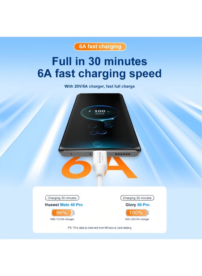 Mindpure Fast Charging Data Cable Suitable For Huawei Xiaomi Vivo Android Mobile Phone Type-C Super Fast Charging 100w Charging Cable - Image 4