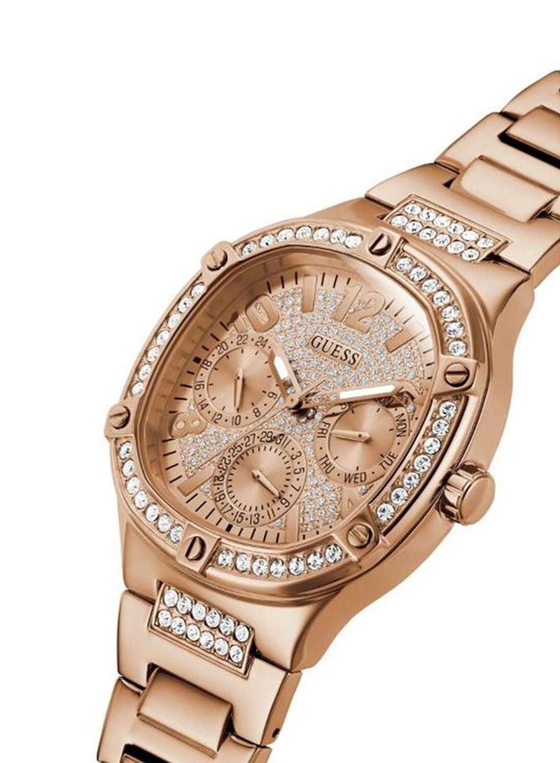 Guess Rose Gold Multifunction Watch for Women GW0558L3 - Image 5