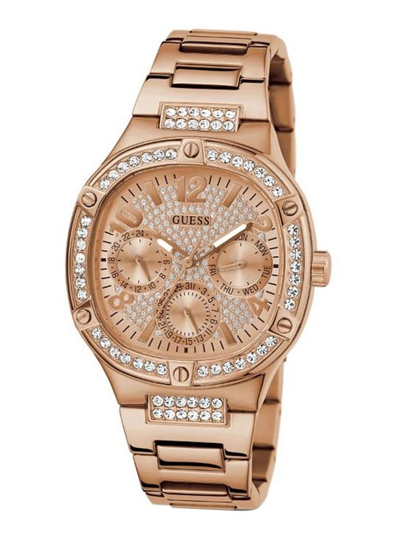Guess Rose Gold Multifunction Watch for Women GW0558L3 - Image 4