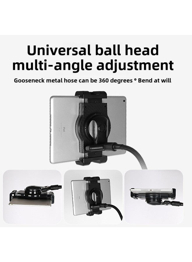 Mobile Phone Bracket Live Light Fill Light Multi-function Landing Photo Shooting Outdoor Universal Wheel Pa-Color:Black-Applicable Size:9-14.5inch - Image 3