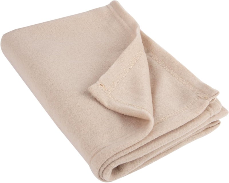 Trailmaker 50x60 Throw Blankets, Ultra Soft Hypoallergenic Fleece Fall Throw Blanket for Livingroom, Couch, Chair, Bed, Beige Khaki - Image 4