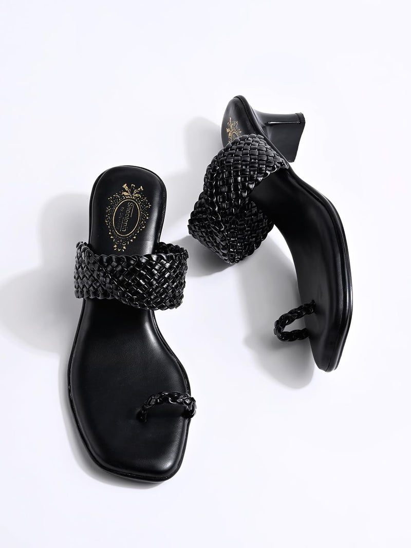 Shoetopia صندل كعب كتلة نسائي من شوتوبيا - Image 4