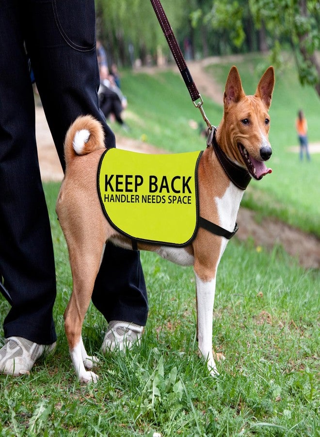 Zuo Bao Funny Dog Jacket Vest Keep Back Handler Needs Space Dog Slogan Vest Social Distancing Gift (Keep Back Handler-Large) - Image 2