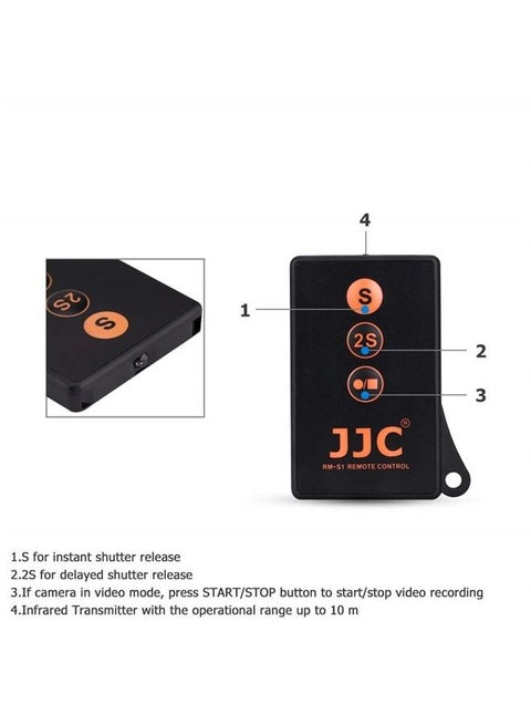 Infrared Wireless Camera Shutter Remote Control Commander With Vlog Video Start Stop Function for Sony A6600 A6500 A6400 A6300 A6000 A1 A7III II A7 A7SIII II A7S A7RIV III II A7R A9 II NEX-6 NEX-7