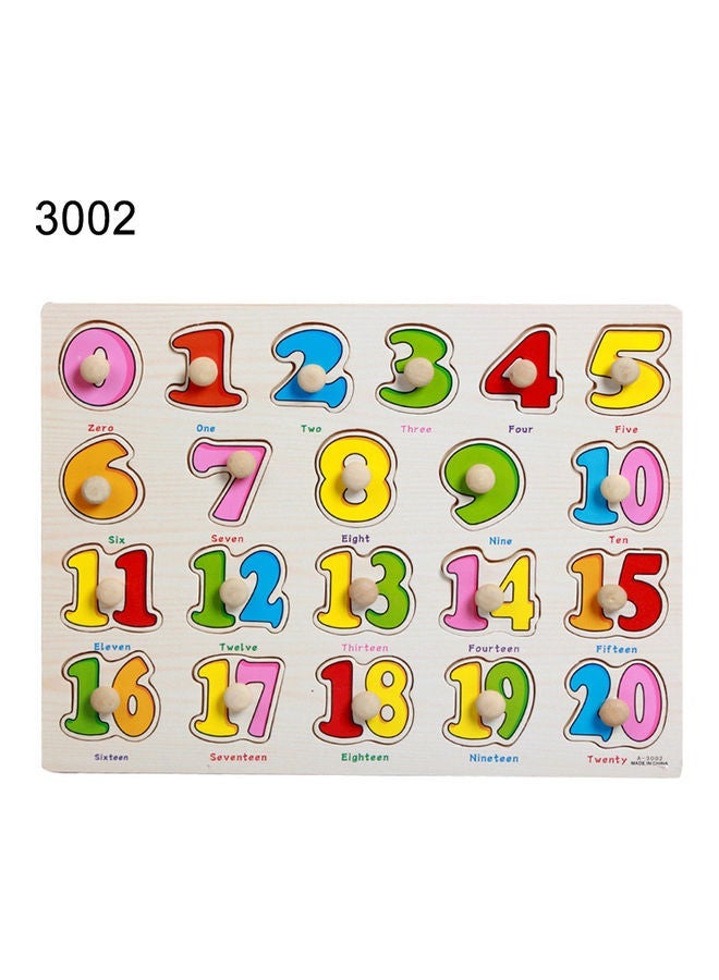 NIBEMINENT Numbers Themed Board Puzzle Set