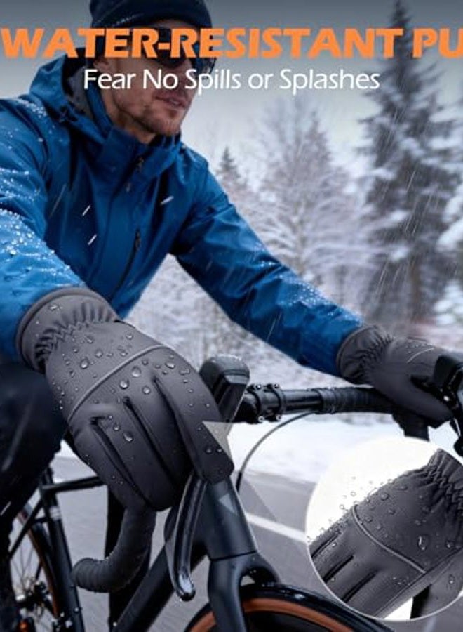 krosa 15°F Waterproof Winter Gloves for Women & Men, 3M Thinsulate Warm Ski Glove for Cold Weather, Touchscreen for Skiing Cycling Outdoor Sports - Image 3