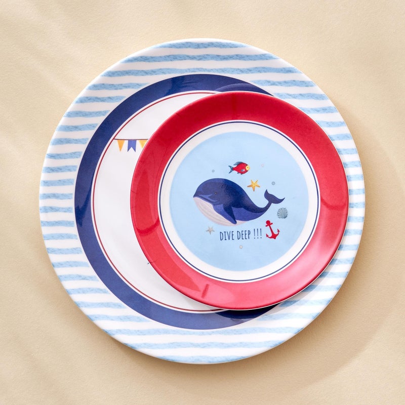 Home Centre Slate Kids Melamine Printed Dinner Plate - 27cm - Image 2