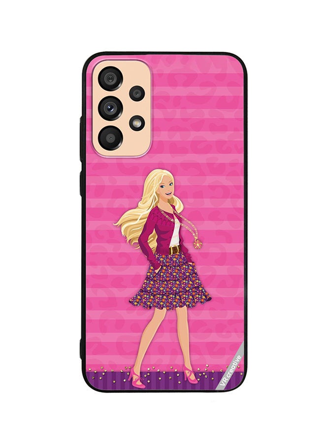 VR CREATIVE Protective Case Cover For Samsung Galaxy A33 5G Barbie Design Multicolour - Image 1