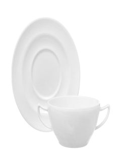 Royal Porcelain Soup Cup 0.32 L & Saucer 16.5 CM Set of 2 Shape Silk White - pzsku/Z7B1788B732231C0B85CBZ/45/_/1740583255/823e2b6a-772d-4280-814b-2459f39721a1